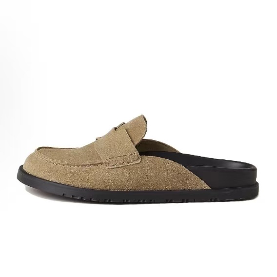 에르메스 H 오르상 남성 스웨이드 로퍼 뮬 옐로우(GOD공장)