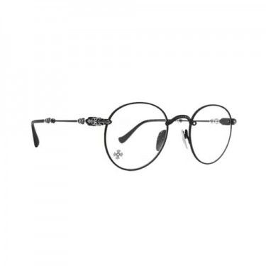 크롬하츠 안경테 실버 메탈 라운드 남녀공용 아이웨어