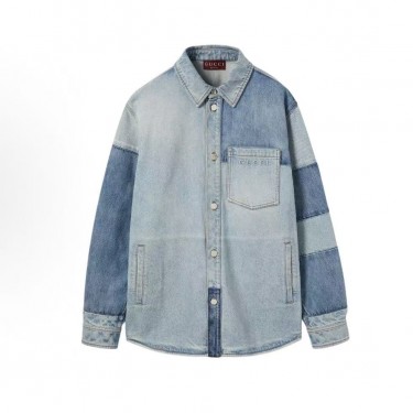 구찌 워싱 엠보 데님 자켓 (X공장)