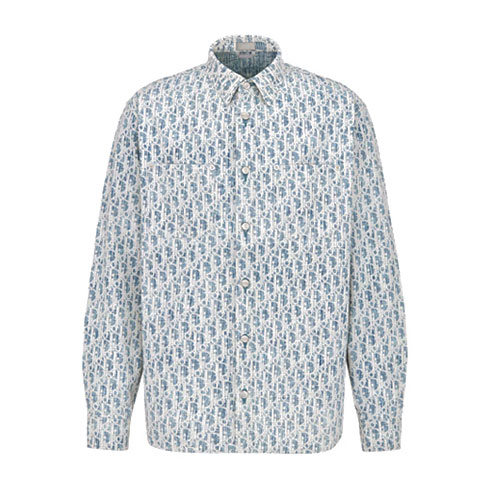 디올 오블리크 올오버 로고 데님 셔츠 (X공장)