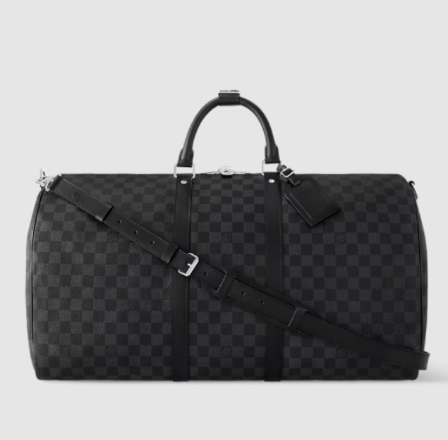루이비통 N41413 Keepall Bandoulière 55 다미에 에벤 여행가방 남성 토트백 보스턴백 (황벽공장)