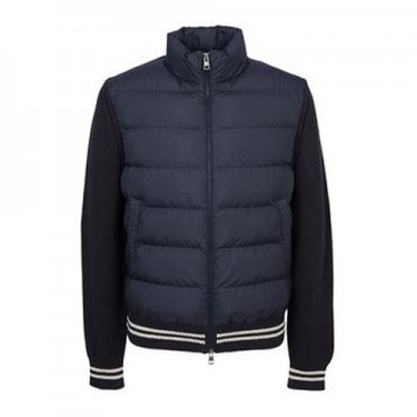 몽클레르 스트라이프 하이넥 집업 다운 자켓 (X공장)