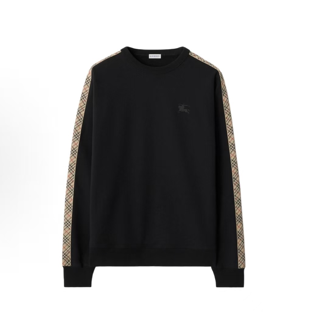 버버리 테이프 디테일 라운드넥 맨투맨 (X공장)