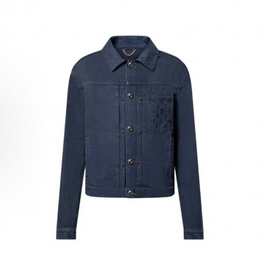 루이비통 워시드 데님 트러커 자켓 블루   (X공장)