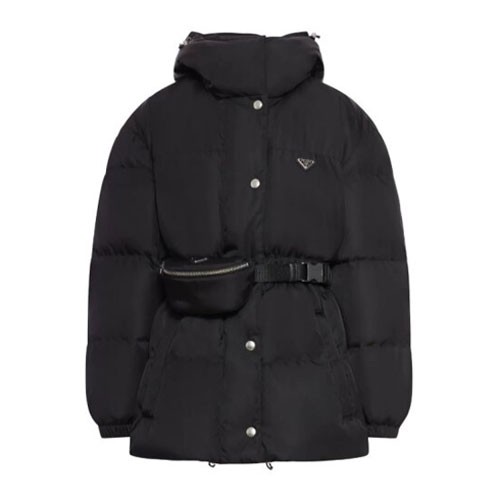 프라다 리나일론 여성 패딩 자켓 블랙 29X966 1WQ8 F0002