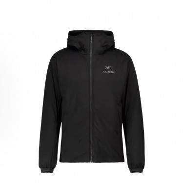 아크테릭스 Atom Hoody M 자수 로고 후드 다운 자켓 블랙
