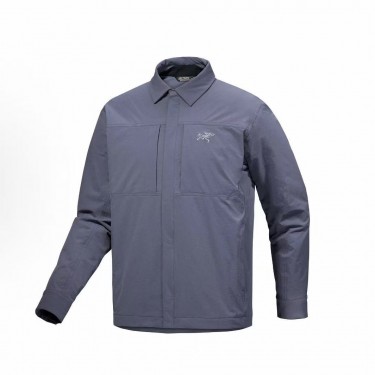 아크테릭스 스트레치 방풍 패딩 셔츠 자켓 층운 블루