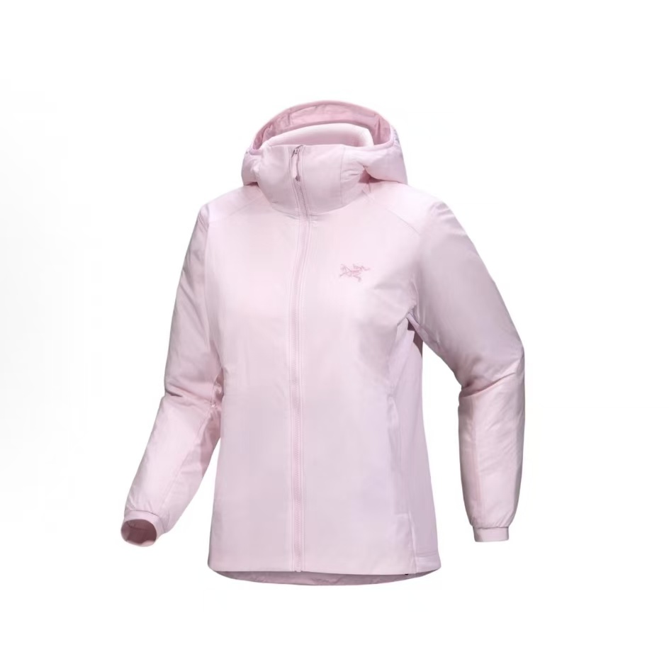아크테릭스 ATOM 헤비웨이트 로고 방풍 방수 보온 후드 패딩 (-5°~10°)핑크
