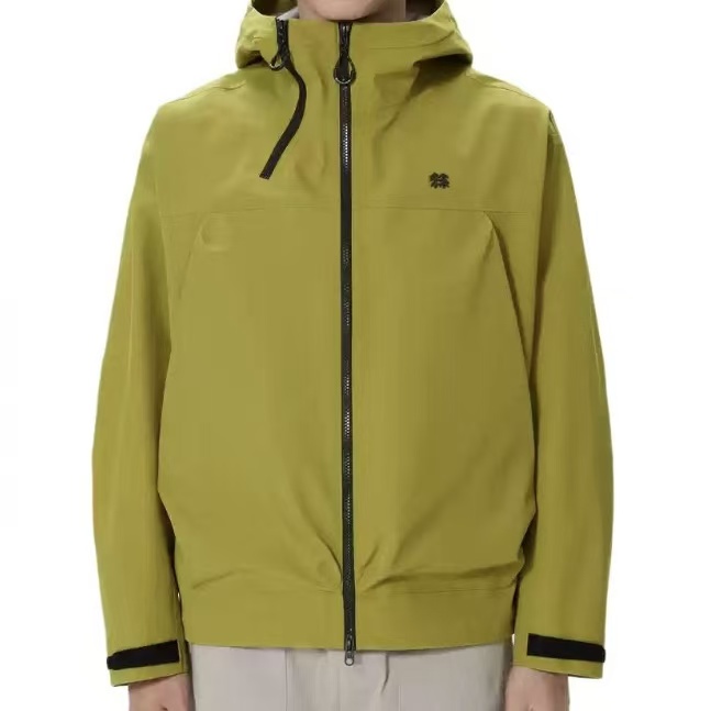 코오롱 OLON SPORT CAMPING 2.5L 유니섹스 멀티포켓 아웃도어 자켓 OBLI-K 옐로우 그린