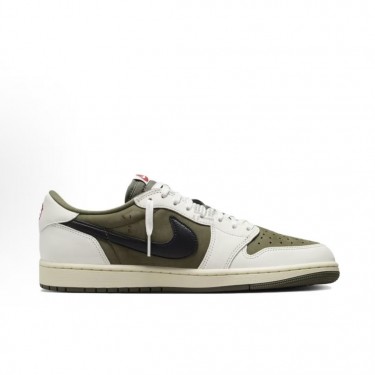 트래비스 스캇 x 조던 1 로우 OG SP 블랙 올리브 DZ4137-106 (X공장)