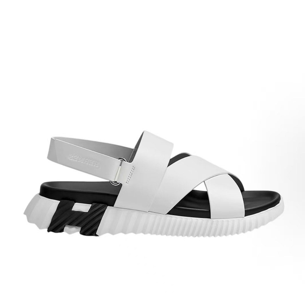 에르메스 H221848Z H90 남성 샌들 클래식 가죽 슬리퍼 (GD공장)