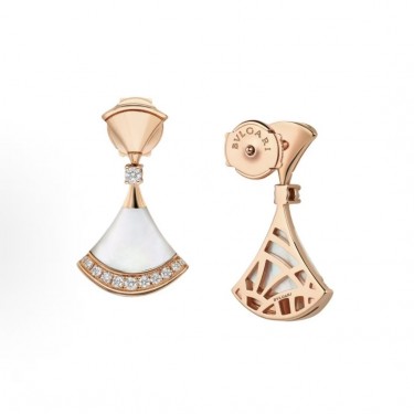 불가리 디바스 드림 18K 로즈골드 이어링 여성
