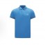 몽클레르 남성 솔리드 컬러 오버핏 폴로 반소매 티셔츠 블루 (탑몽X)