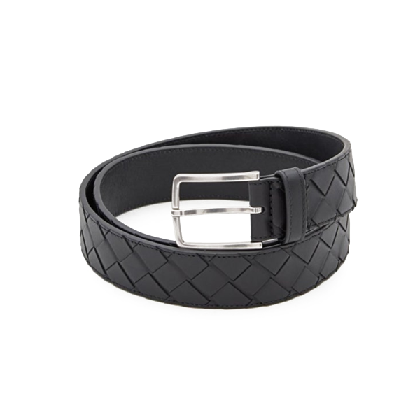 보테가베네타 인트레치아토 가죽 벨트 657154