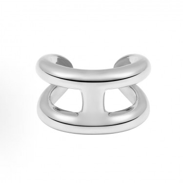 에르메스 오스모즈 실버 스몰 H 링