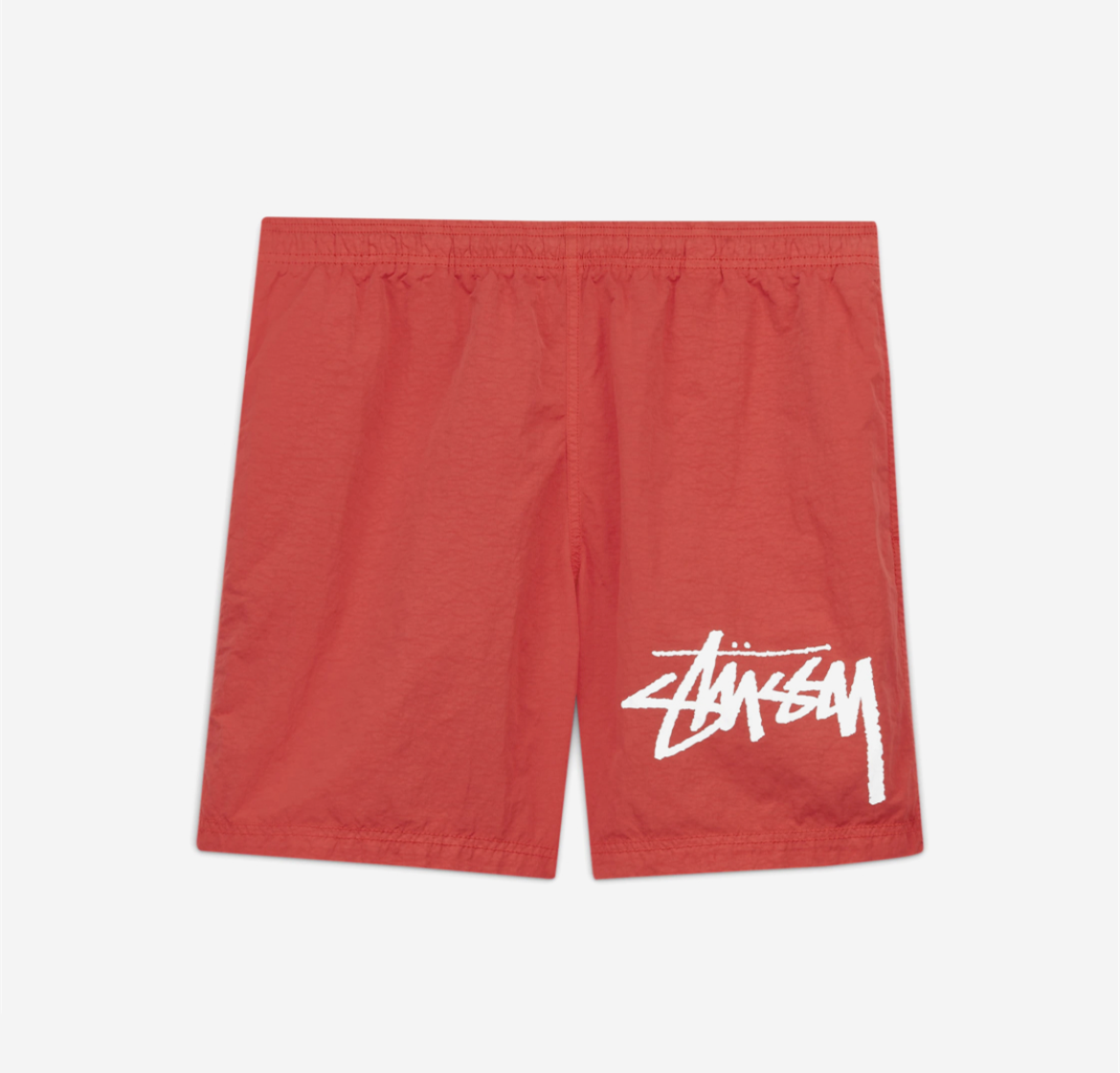 스투시 x 나이키 컬렉션 로고 워터마크 밴딩 솔리드 컬러 빈티지 캐주얼 스포츠 쇼츠