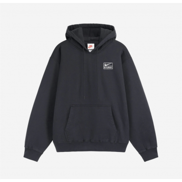 나이키 x 스투시 SS22 로고 레터링 자수 풀오버 후드티
