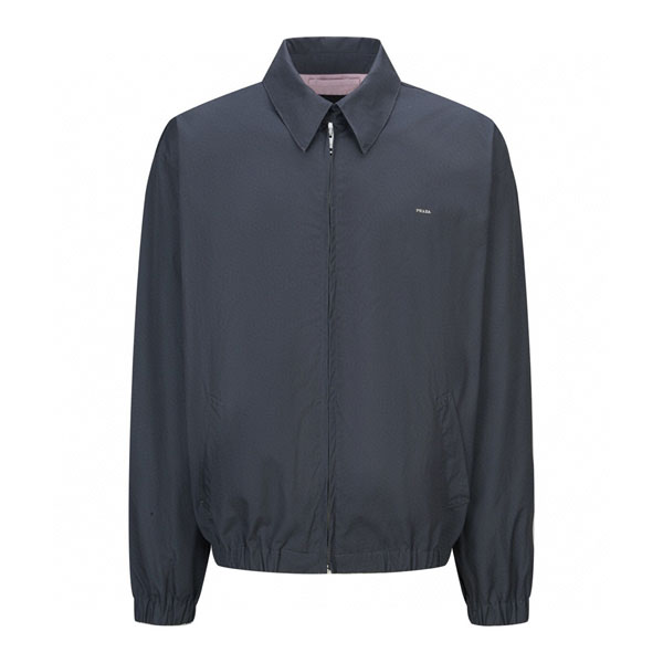 프라다 자수 로고 지퍼 장식 행정용 재킷 남성용