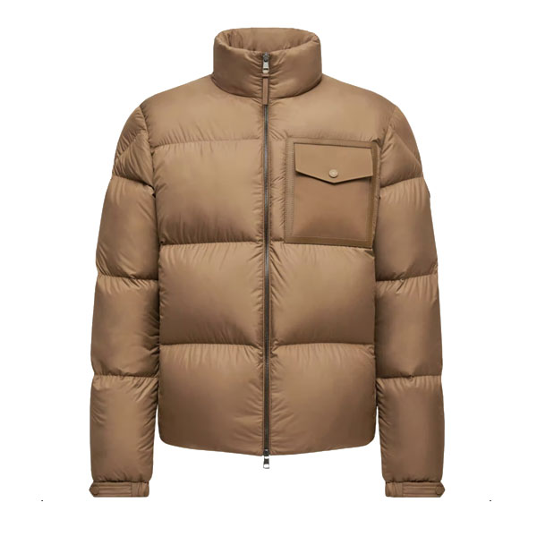 몽클레르 Chinon 스퀘어 퀼팅 쇼트 다운 재킷