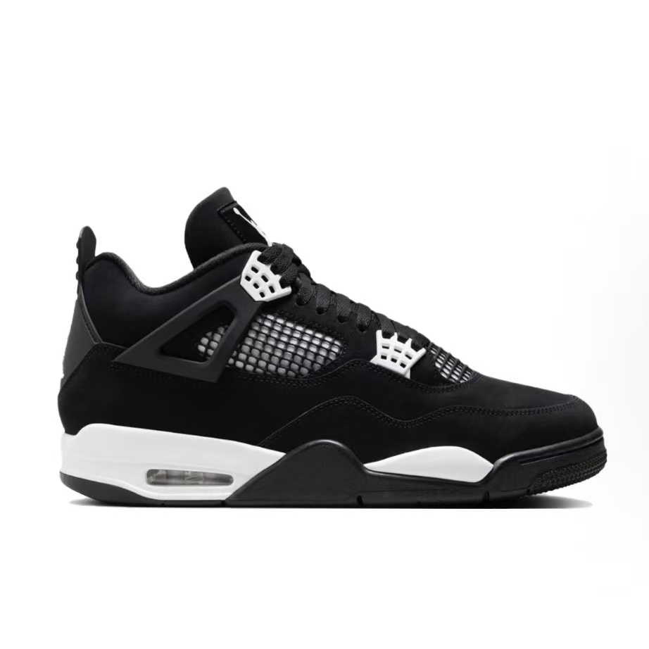 에어 조던 4 레트로 화이트 썬더 블랙 화이트 미드컷 농구화 (LJR공장)