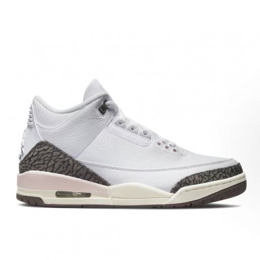 조던 에어 조던 3 레트로 다크 모카 화이트 브라운 핑크 미드탑 스니커즈 (X공장)