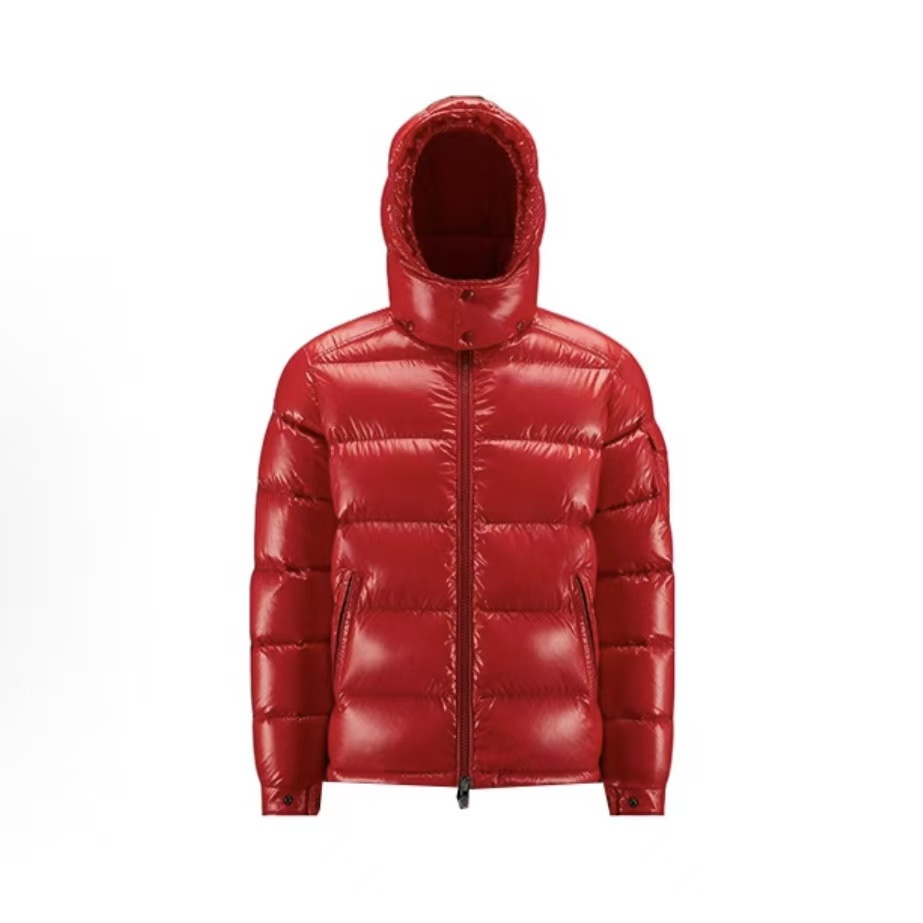 몽클레어 마야 시리즈 유광 보온 숏 다운 재킷 레드 (지이공장)