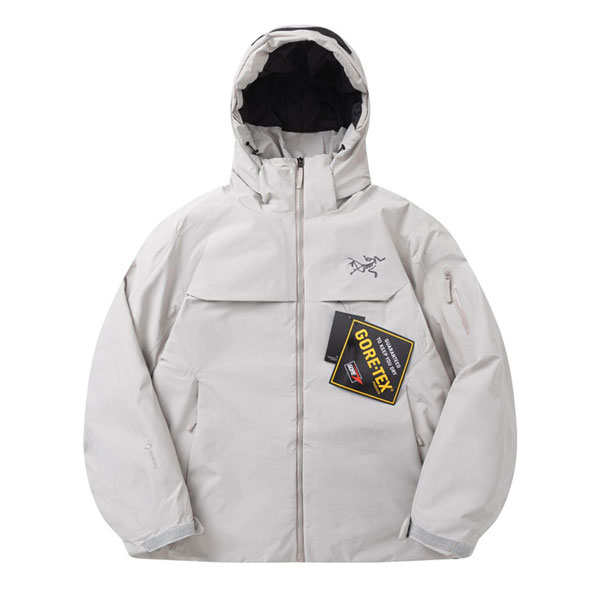 아크테릭스 맥카이 GTX 750필 거위털 로고 방수 보온 후드 스키 다운 재킷 (CE공장)