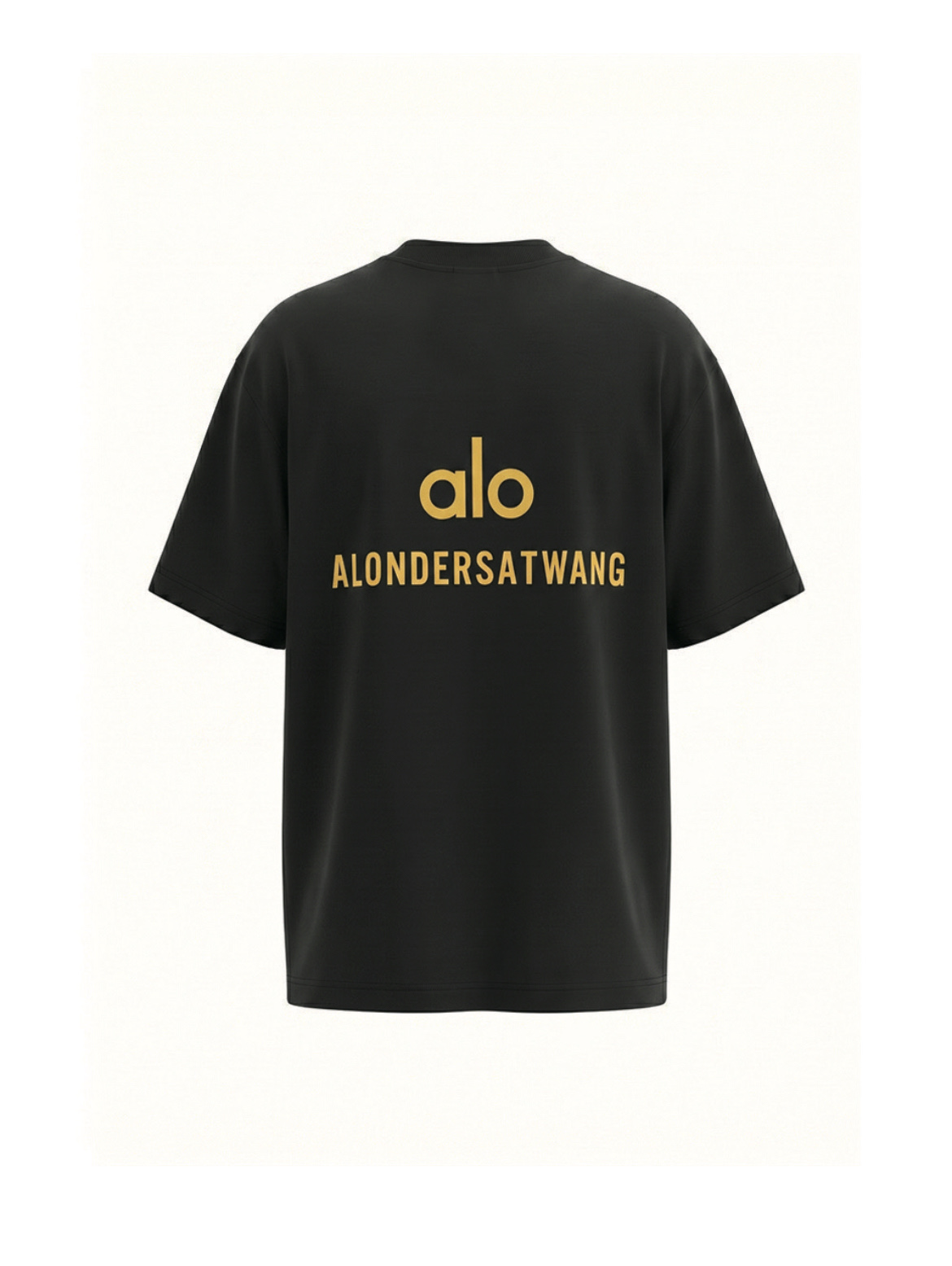 알로 alo 라운드넥 풀오버 반팔 티셔츠