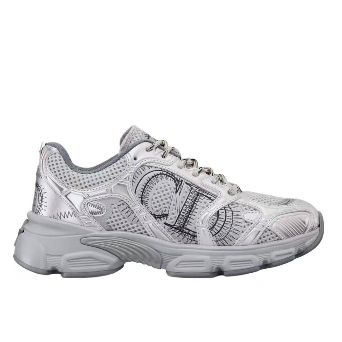 디올 크로노 레이스업 로우탑 라이프스타일 스니커즈 그레이 (GD공장)