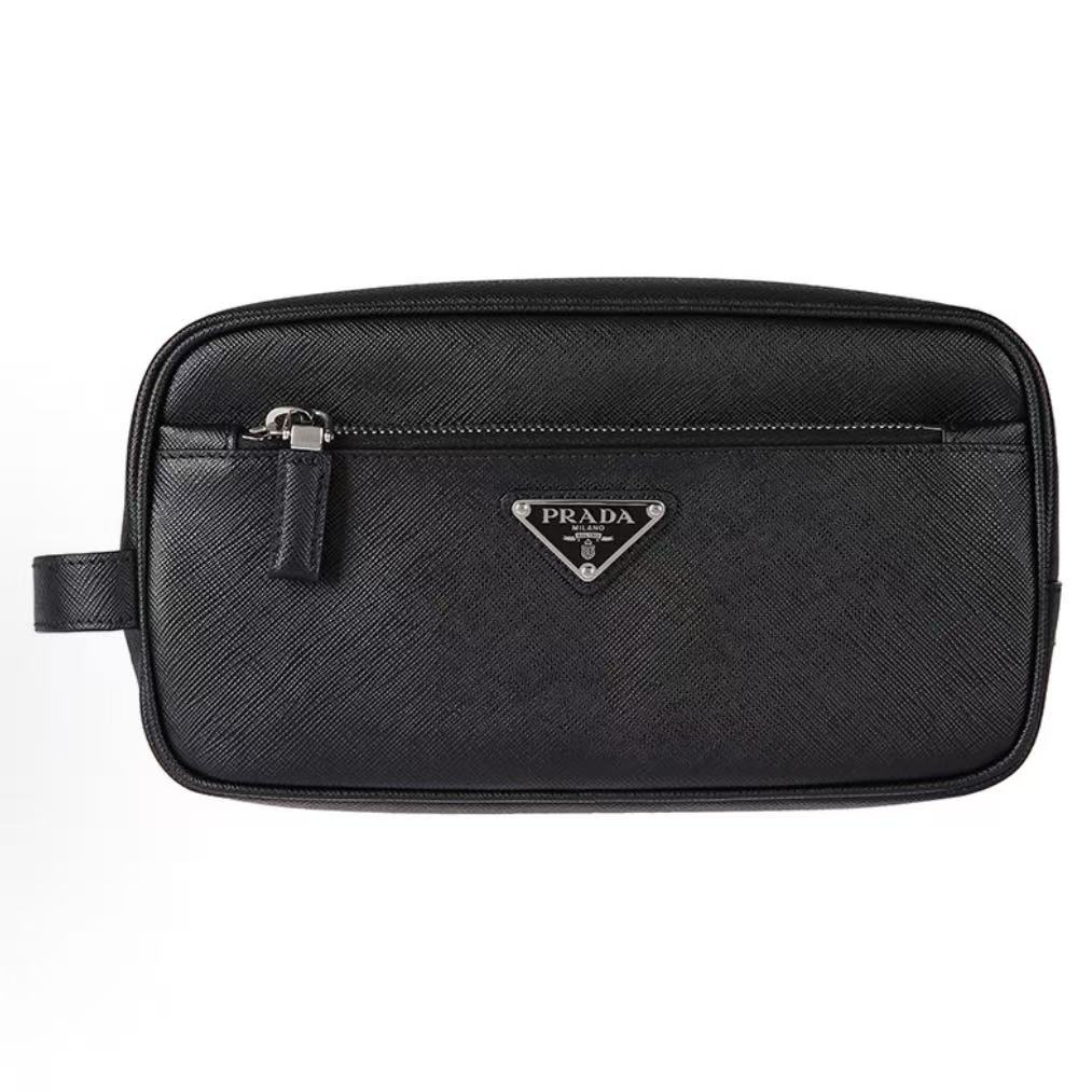 프라다 사피아노 삼각 로고 트래블백 2NA819