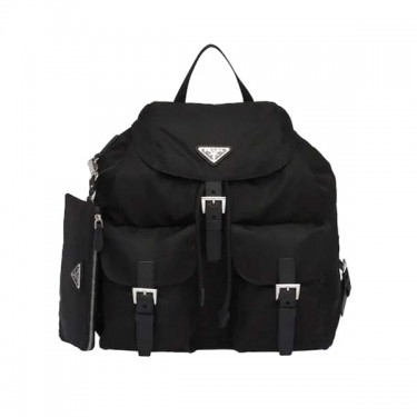 프라다 리나일론 미디엄 백팩 블랙 1BZ811