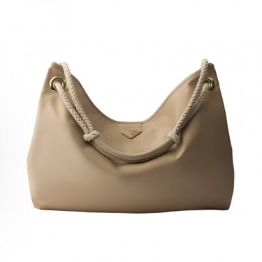 프라다 마리너 삼각 메탈 로고 나일론 숄더백 라지 1BC244 카키