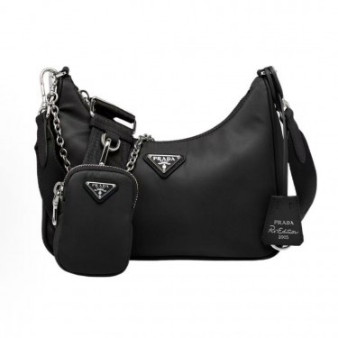 프라다 클래식 로고 나일론 숄더백 1BH204 (사슬공장)