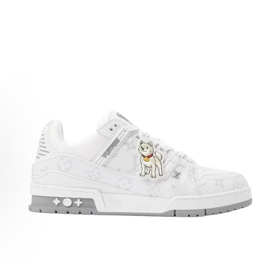 구찌 차이니즈 뉴이어 리웹 남성 로우탑 스니커즈 화이트