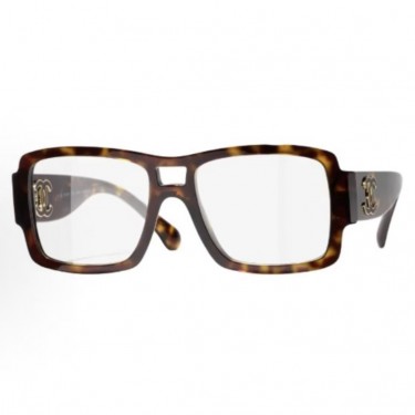 샤넬 파일럿 스타일 안경테 아세테이트