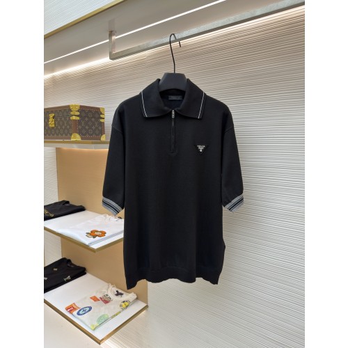 프라다 Prada 삼각 로고 반집업 니트(X공장)