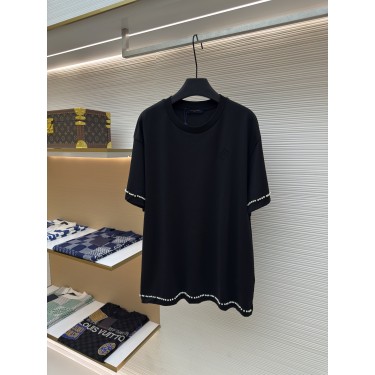 루이비통 펄 라인 자수 티셔츠 (X공장)