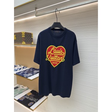 루이비통 하트 자카드 반팔 티셔츠 (X공장)