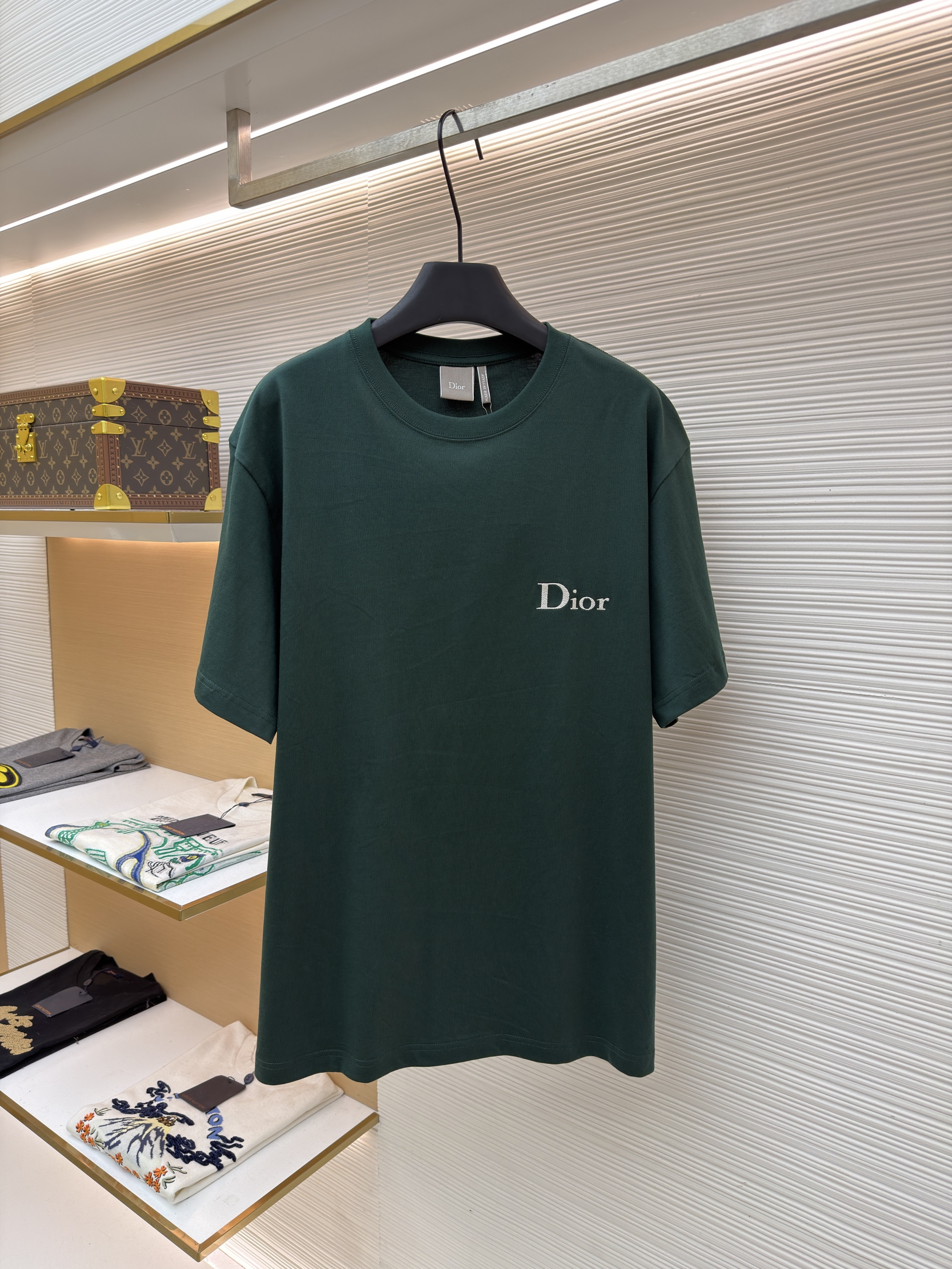 디올 트윌 로고 라운드넥 반팔 티셔츠 (X공장)