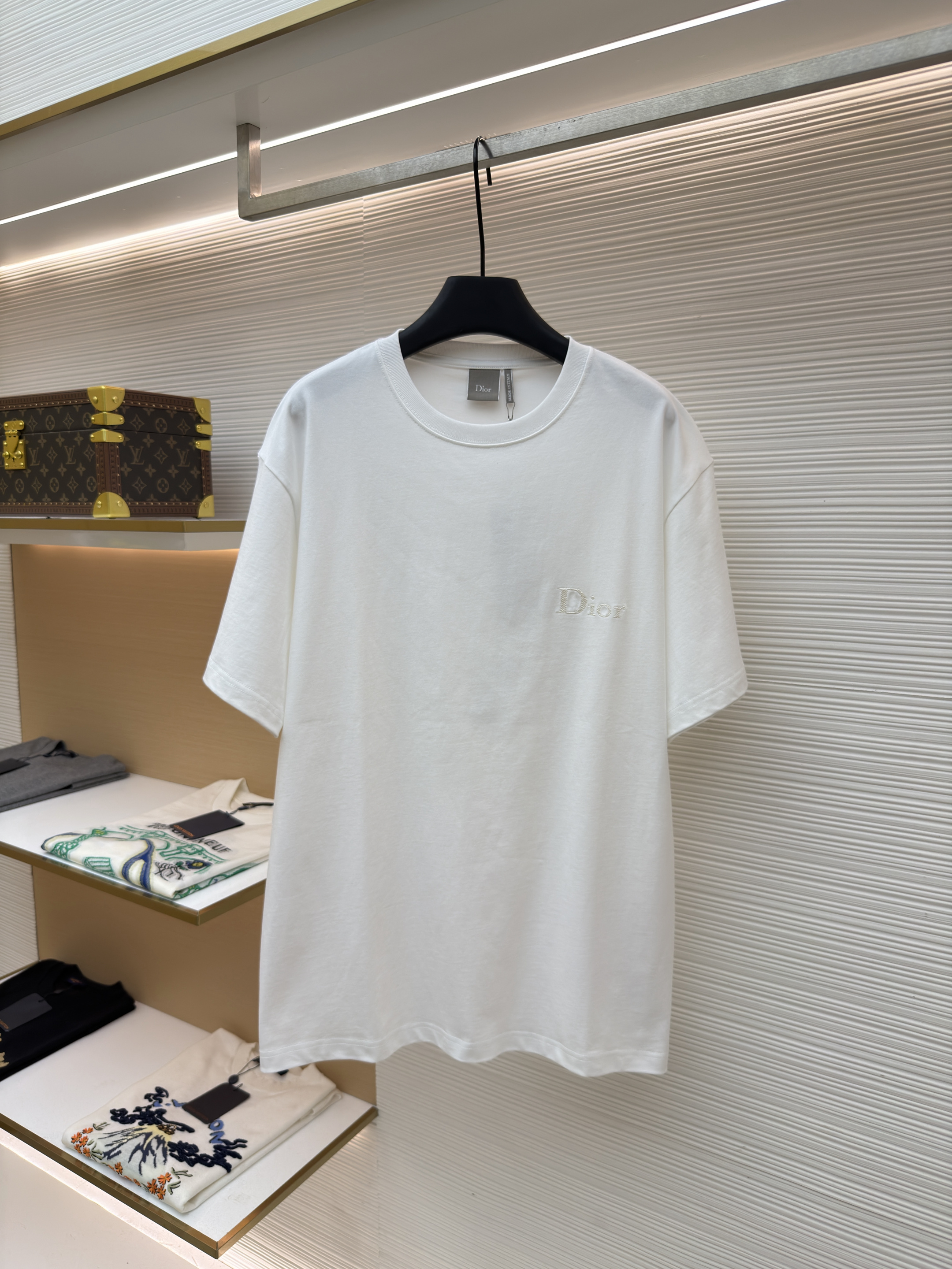 디올 트윌 로고 라운드넥 반팔 티셔츠 (X공장)