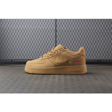 나이키 에어포스1 슈프림 콜라보 스니커즈 밀색 베이지 DN1555-200