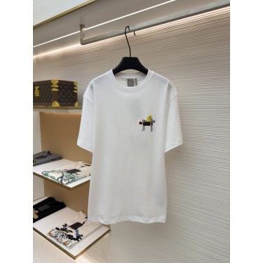 디올 포니 자수 로고 반팔 티셔츠 (X공장)