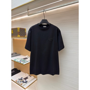 디올 CD 로고 자수 라운드넥 반팔 티셔츠 (X공장)