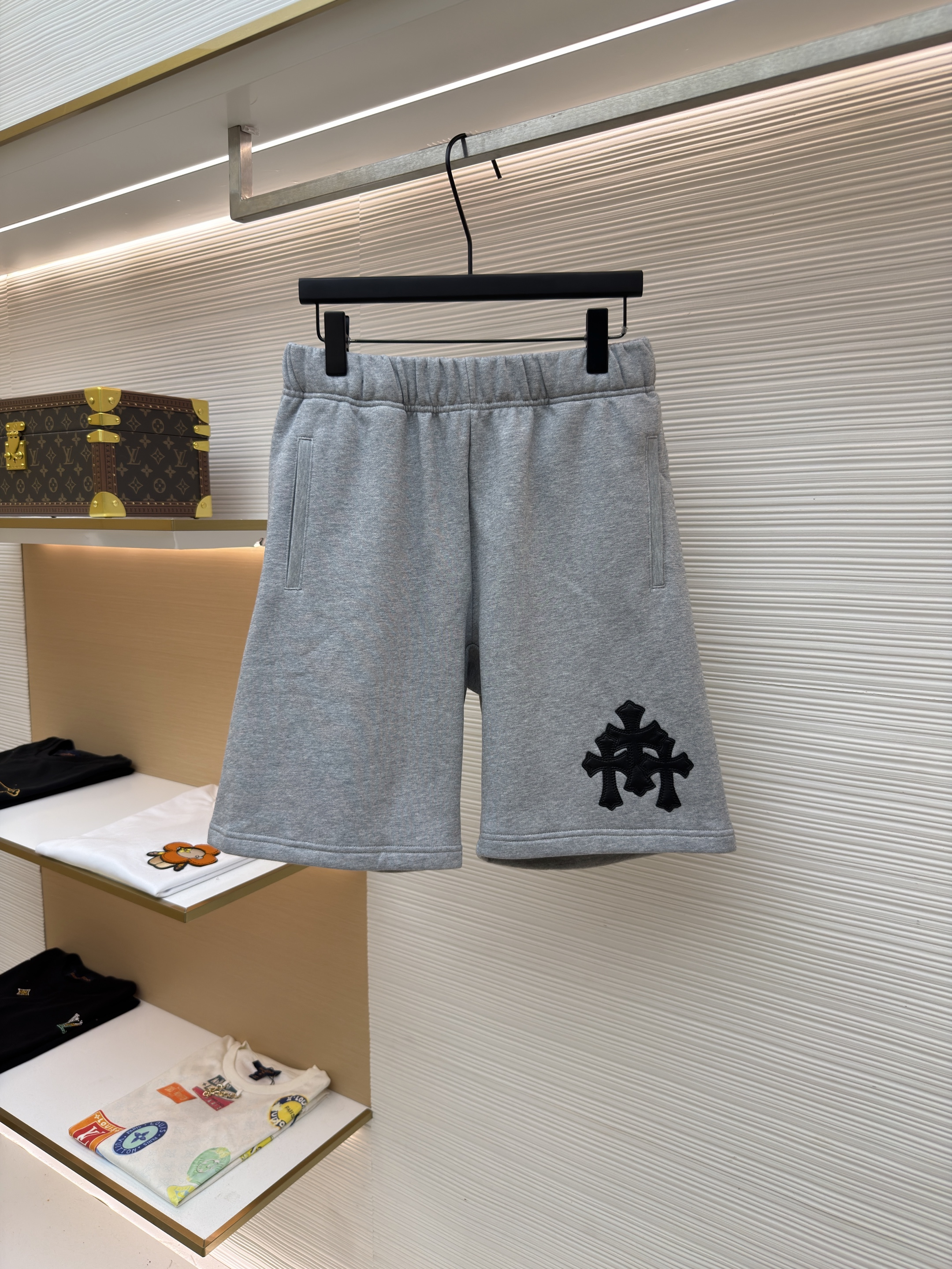 크롬하츠 삼화 패치 스플라이싱 쇼츠