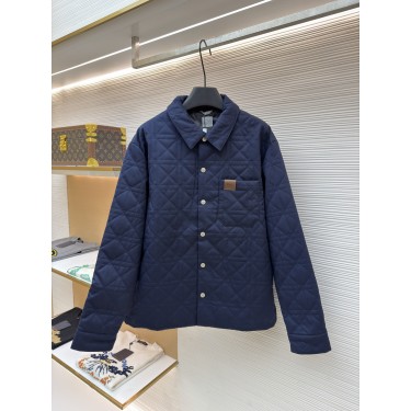 디올 Dior 까나쥬 패턴 가죽 패치 카라 자켓(X공장)