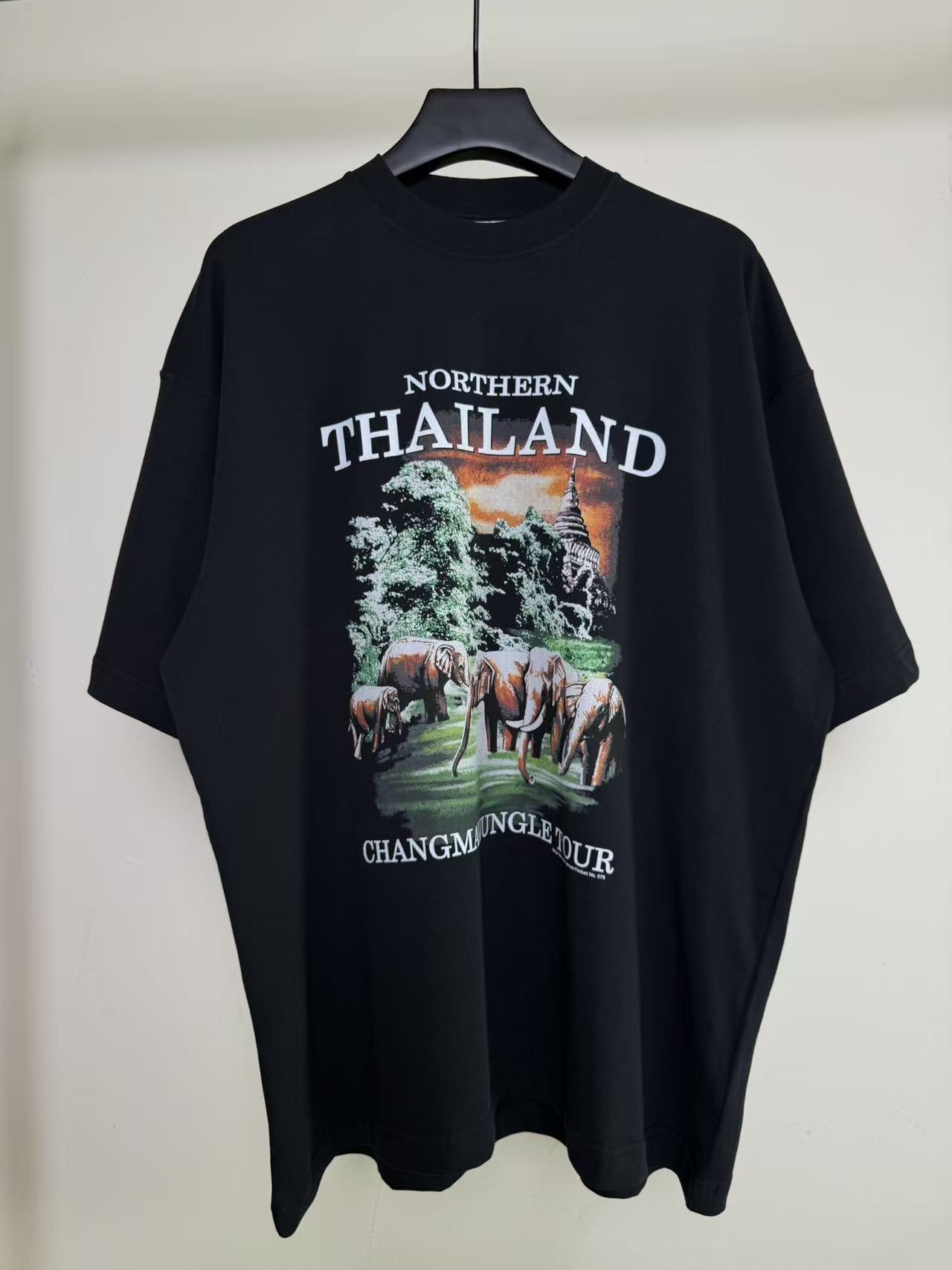 베트멍 노던 타일랜드 치앙마이 정글 투어 반팔 티셔츠