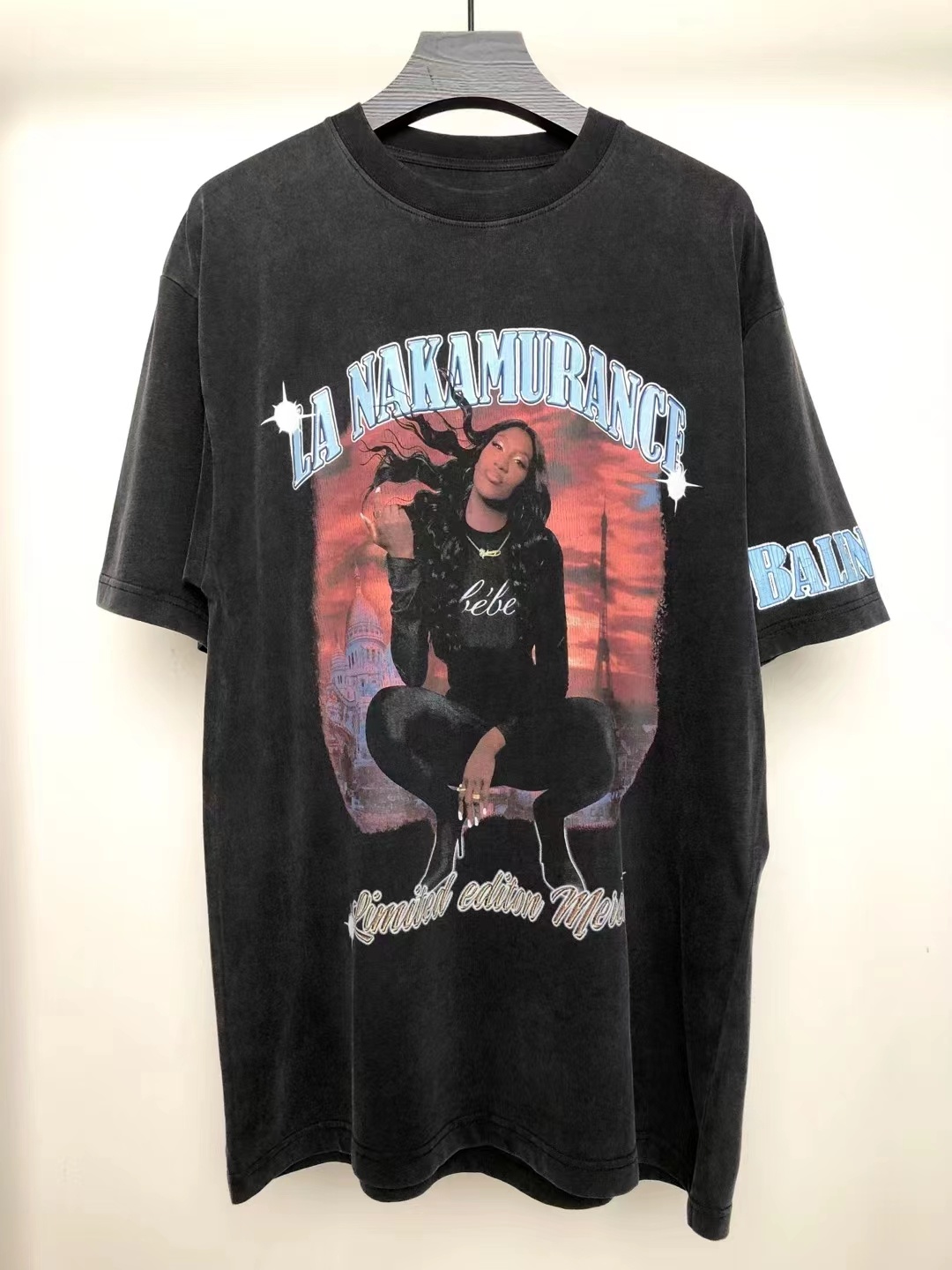 발렌시아가 아야 나카무라 그래픽 반팔 티셔츠