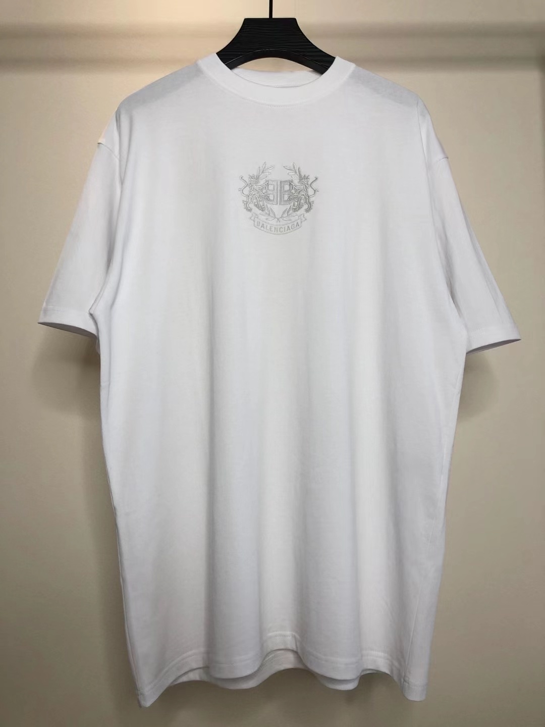 발렌시아가 루미너스 그래픽 반팔 티셔츠 화이트