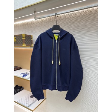 LOEWE 곡선형 소매 후드티